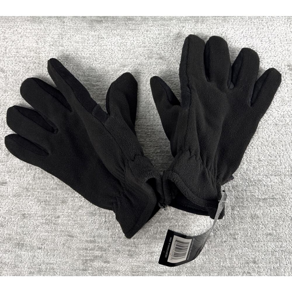 New Heatlok Winter Gloves 2XL Black Deerskin Leather Palm Polar Fleece Thermal